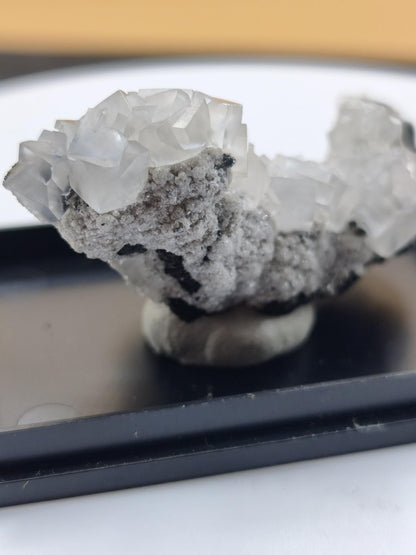 Smithsonit mit Willemit Tsumeb Namibia Historische Mineralstufe vor 1972 Ex Ilse Baer Sammlung Seltenes Sammler Mineral Kristall Stufe - Art of Nature Berlin