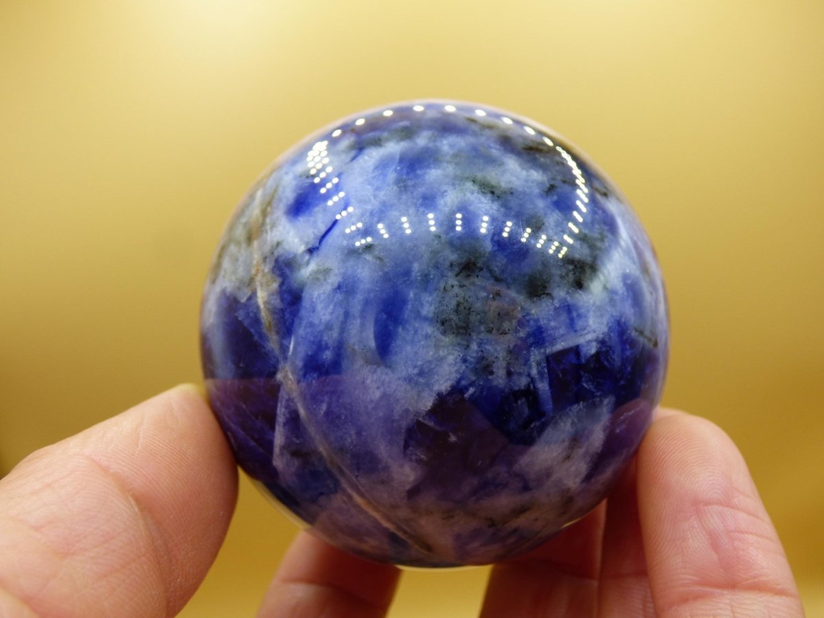 Sodalith - Edelstein Kugel Deko Sphere Massage Kristall Spielkugel Meditation Heilstein Frau Mann Geschenk Er Sie Haus Energie Traum Wohnen - Art of Nature Berlin