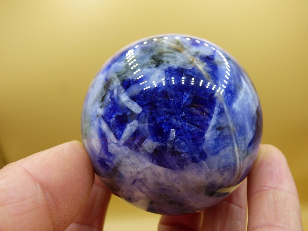 Sodalith - Edelstein Kugel Deko Sphere Massage Kristall Spielkugel Meditation Heilstein Frau Mann Geschenk Er Sie Haus Energie Traum Wohnen - Art of Nature Berlin