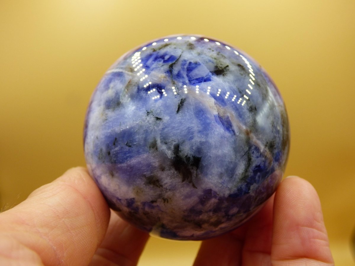 Sodalith - Edelstein Kugel Deko Sphere Massage Kristall Spielkugel Meditation Heilstein Frau Mann Geschenk Er Sie Haus Energie Traum Wohnen - Art of Nature Berlin