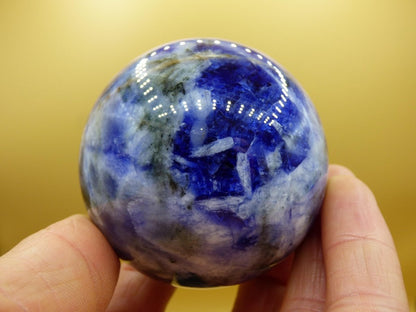 Sodalith - Edelstein Kugel Deko Sphere Massage Kristall Spielkugel Meditation Heilstein Frau Mann Geschenk Er Sie Haus Energie Traum Wohnen - Art of Nature Berlin