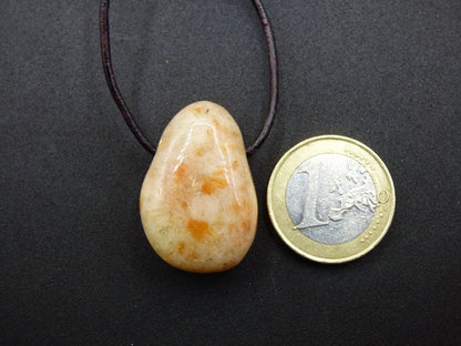 Sonnenstein Sunstone Edelstein Kette ~ Hippie ~ Goa ~ Boho ~ Ethno ~ Nature ~ Heilstein ~Healing Stone - Art of Nature Berlin