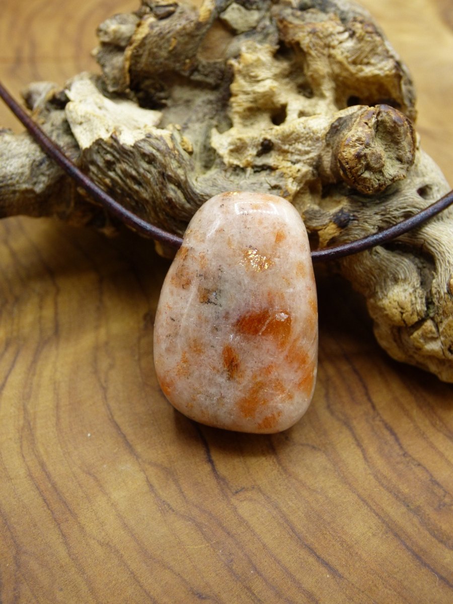 Sonnenstein Sunstone Edelstein Kette ~ Hippie ~ Goa ~ Boho ~ Ethno ~ Nature ~ Heilstein ~Healing Stone - Art of Nature Berlin