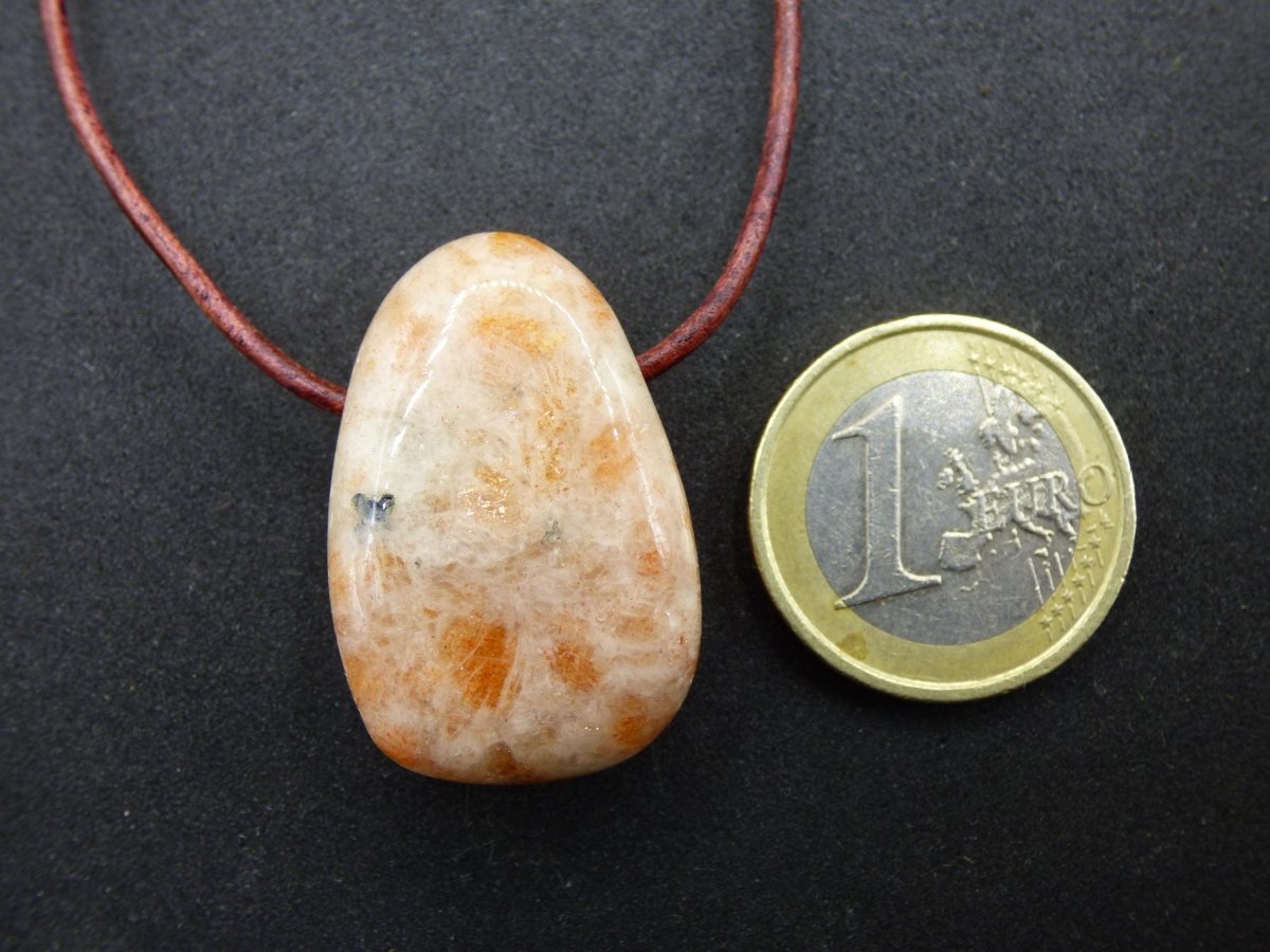 Sonnenstein Sunstone Edelstein Kette ~ Hippie ~ Goa ~ Boho ~ Ethno ~ Nature ~ Heilstein ~Healing Stone - Art of Nature Berlin