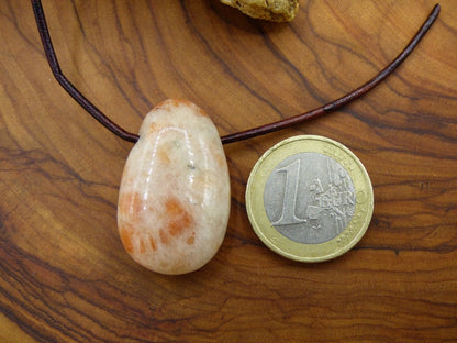 Sonnenstein Sunstone Edelstein Kette ~ Hippie ~ Goa ~ Boho ~ Ethno ~ Nature ~ Heilstein ~Healing Stone - Art of Nature Berlin