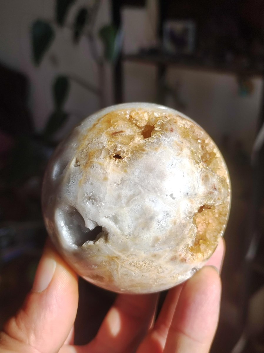 Sphalerite Druzy Geode - Edelstein Kugel Deko Sphere Massage Kristall Sammler Meditation Heilstein Frau Mann Geschenk Er Sie Haus Energie - Art of Nature Berlin