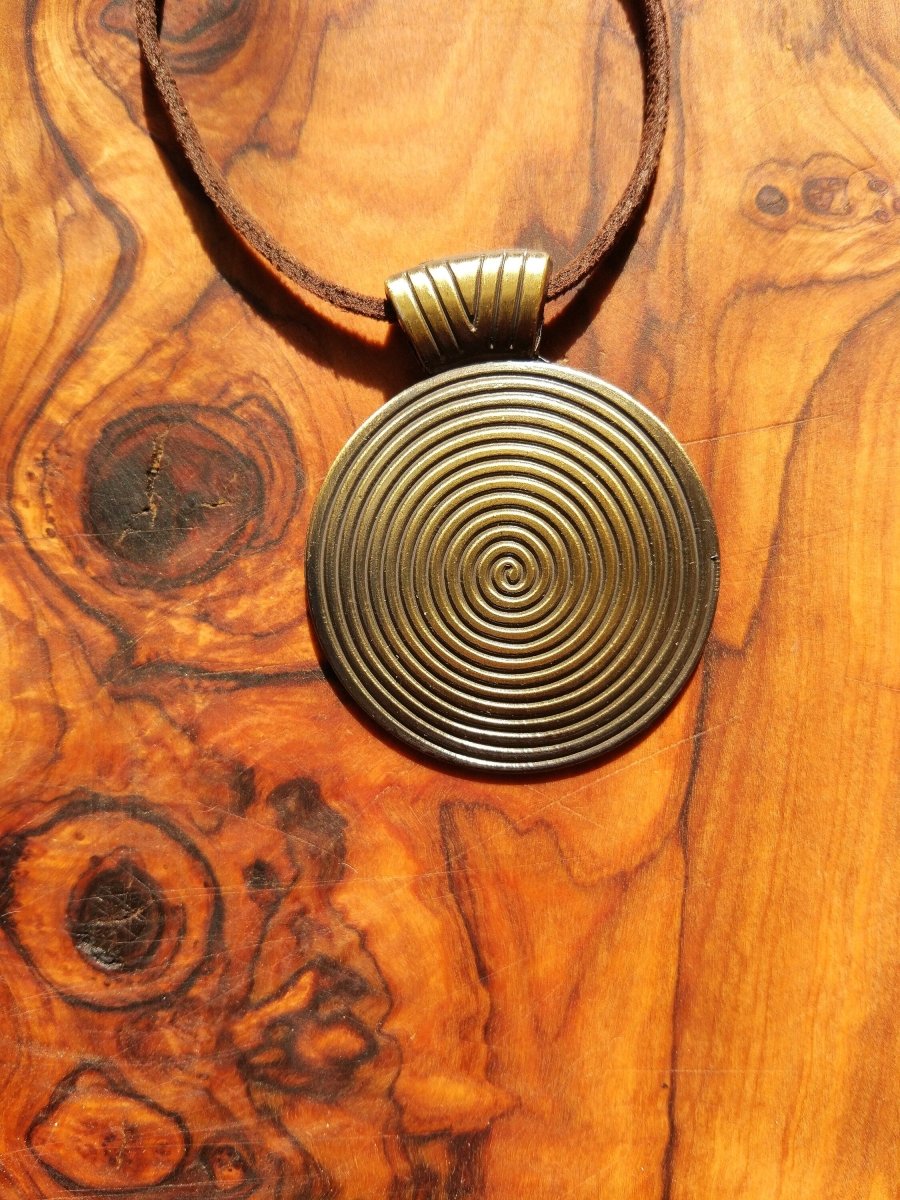 Spirale Muster Tribal Kette ~HIPPIE ~GOA ~Boho ~Tibet ~Ethno ~Nature - Art of Nature Berlin