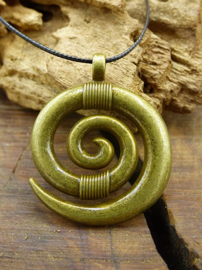 Spirale Muster Tribal Kette ~HIPPIE ~GOA ~Boho ~Tibet ~Ethno ~Nature - Art of Nature Berlin