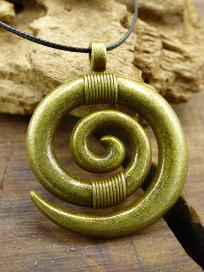 Spirale Muster Tribal Kette ~HIPPIE ~GOA ~Boho ~Tibet ~Ethno ~Nature - Art of Nature Berlin