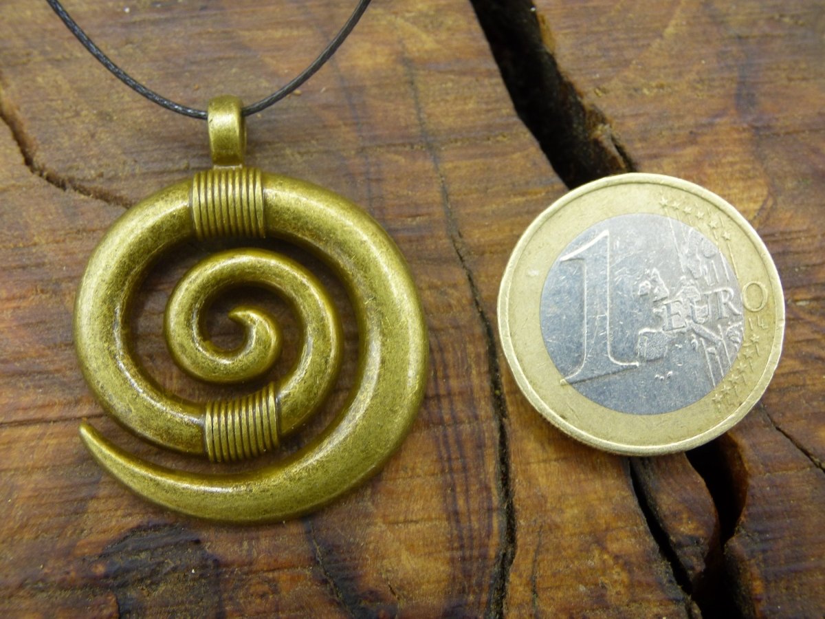 Spirale Muster Tribal Kette ~HIPPIE ~GOA ~Boho ~Tibet ~Ethno ~Nature - Art of Nature Berlin