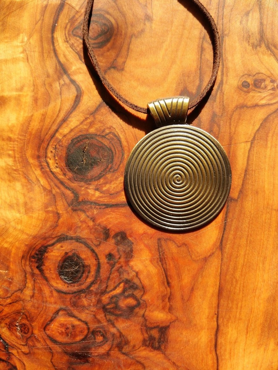 Spirale Muster Tribal Kette ~HIPPIE ~GOA ~Boho ~Tibet ~Ethno ~Nature - Art of Nature Berlin