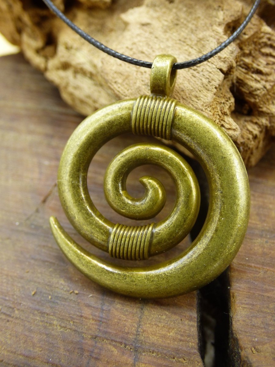 Spirale Muster Tribal Kette ~HIPPIE ~GOA ~Boho ~Tibet ~Ethno ~Nature - Art of Nature Berlin