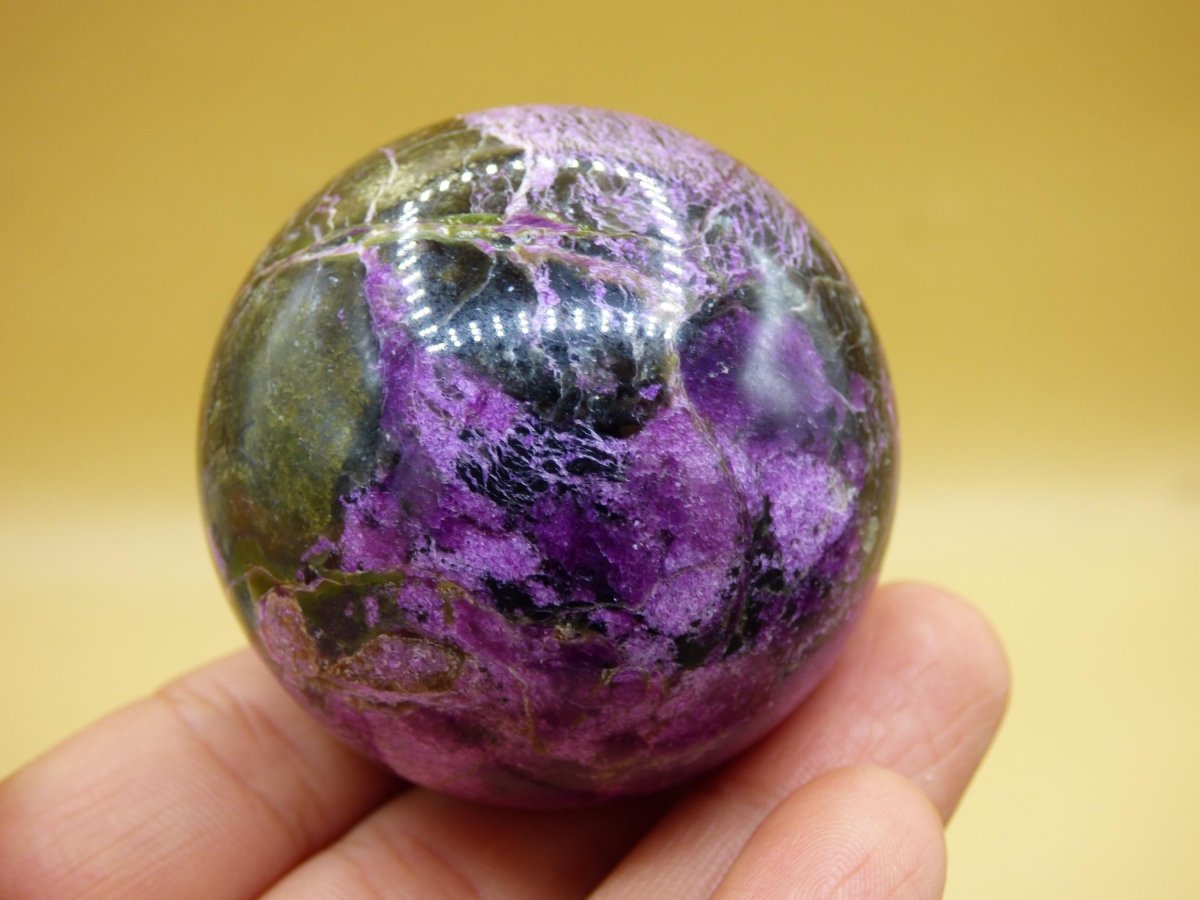 Stichtite AAA - Edelstein Kugel Natur Heilstein Deko Sphere Kristall Geschenk Er Sie Haus Einweihung Wohnung Energie Kraft Meditation - Art of Nature Berlin