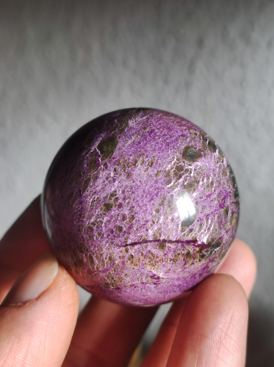 Stichtite AAA - Edelstein Kugel Natur Heilstein Deko Sphere Kristall Geschenk Er Sie Haus Einweihung Wohnung Energie Kraft Meditation - Art of Nature Berlin