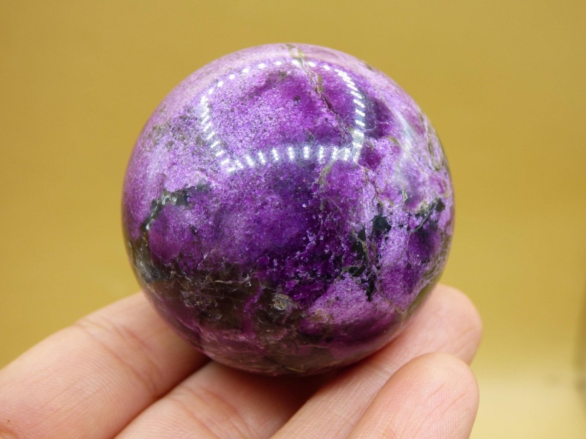 Stichtite AAA - Edelstein Kugel Natur Heilstein Deko Sphere Kristall Geschenk Er Sie Haus Einweihung Wohnung Energie Kraft Meditation - Art of Nature Berlin