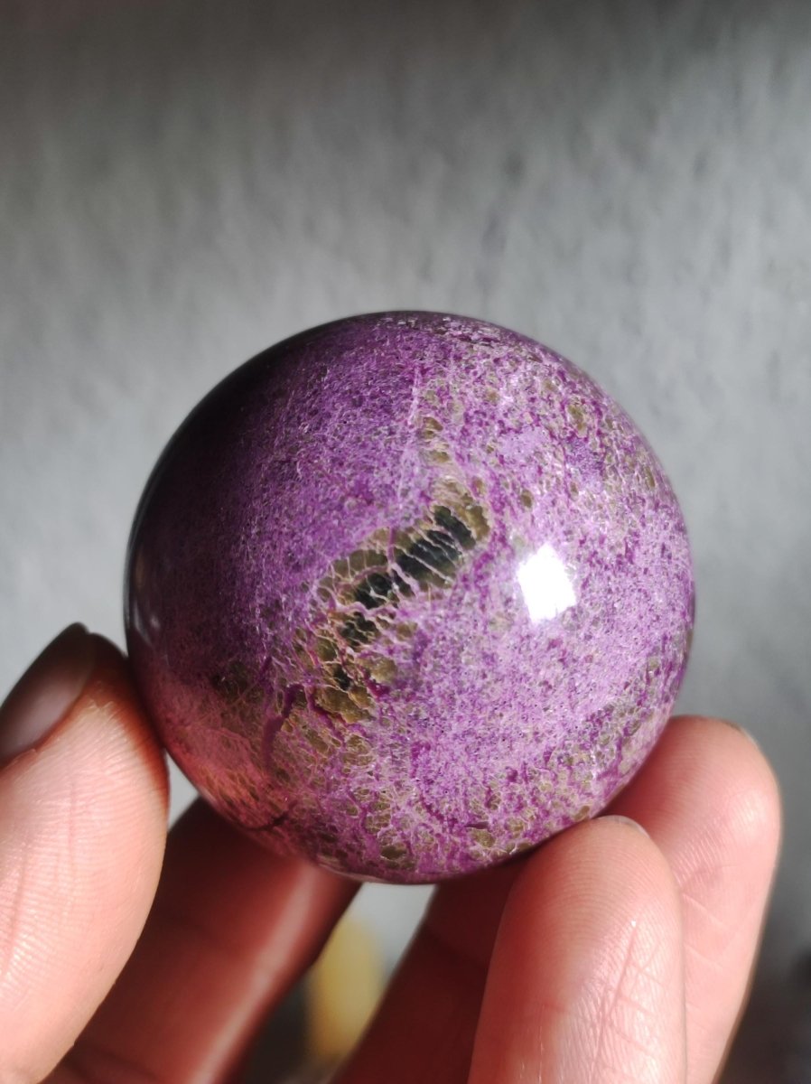 Stichtite AAA - Edelstein Kugel Natur Heilstein Deko Sphere Kristall Geschenk Er Sie Haus Einweihung Wohnung Energie Kraft Meditation - Art of Nature Berlin