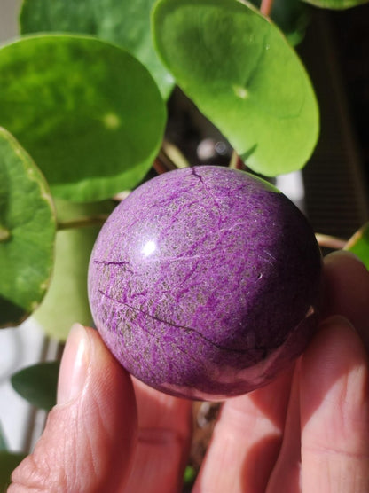 Stichtite AAA - Edelstein Kugel Natur Heilstein Deko Sphere Kristall Geschenk Er Sie Haus Einweihung Wohnung Energie Kraft Meditation - Art of Nature Berlin