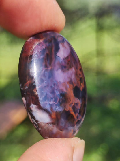 Sugilith A - 100% Natürlich Sugilite Cabochon Sammler Mineral lila hochwertig edel Geldanlage Investition Heilstein Rarität Unikat Therapie - Art of Nature Berlin