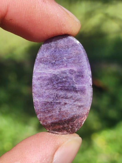 Sugilith A - 100% Natürlich Sugilite Cabochon Sammler Mineral lila hochwertig edel Geldanlage Investition Heilstein Rarität Unikat Therapie - Art of Nature Berlin