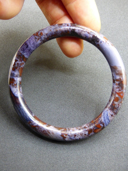 Sugilith Bustamit Richterit Armreif Sugilite naürlich Edelstein Boho Ethno Natur Heilstein Bangle Rarität Investition Rarität Selten Sammler - Art of Nature Berlin