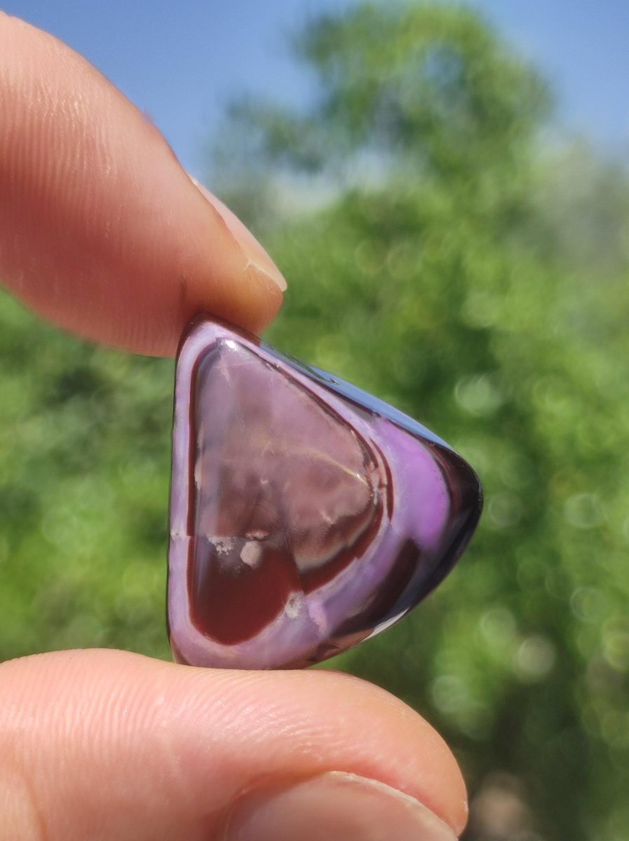 Sugilith & Bustamit - Sammler Deko Heilstein lila Handschmeichler Rarität Meditation Energie Edelstein Kristall Wert Natürlich Unikat - Art of Nature Berlin