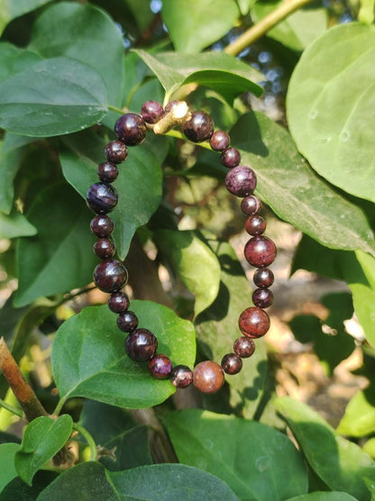 Sugilith Bustamit Sugilite ~ naürliches Edelstein Armband mit Perlen ~GOA ~ Hippie ~Boho ~Ethno ~Indie ~Nature ~Heilstein - Art of Nature Berlin