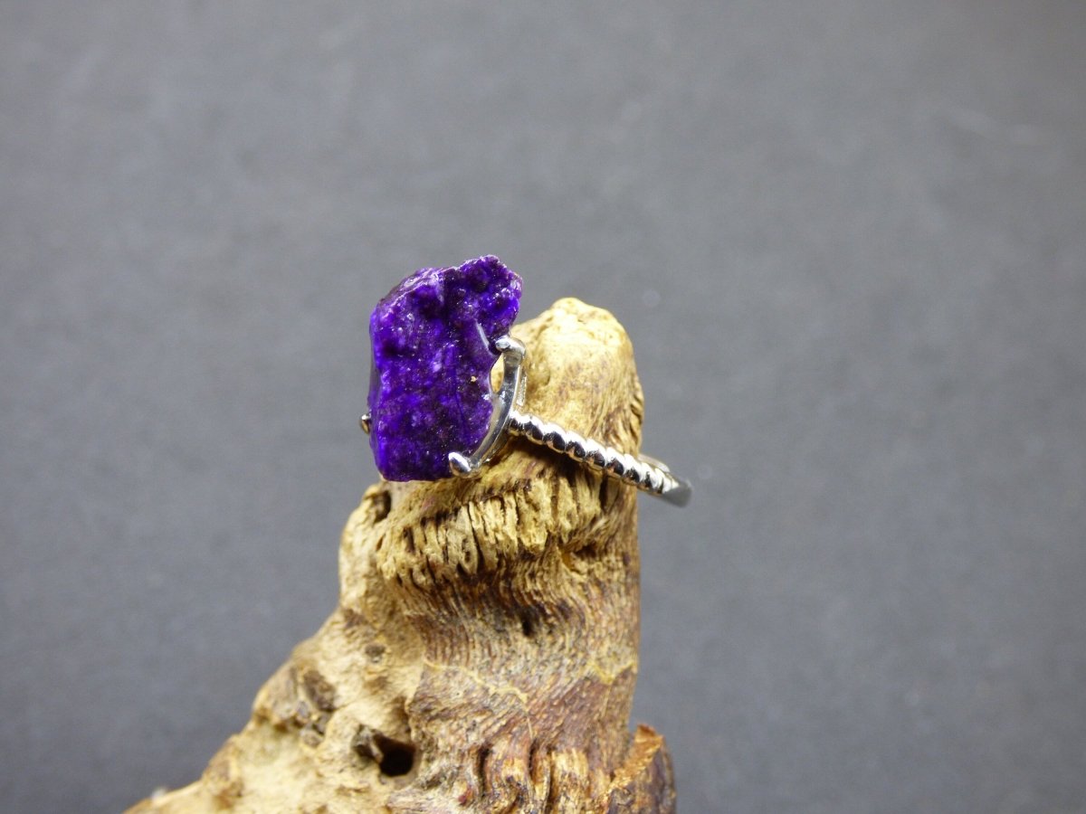 Sugilith Ring ~ Roh Sugilite ~ 925 Sterling Silber ~ Edelstein ~HIPPIE ~GOA ~Boho ~Ethno ~Nature ~Heilstein Energie Kraft - Art of Nature Berlin