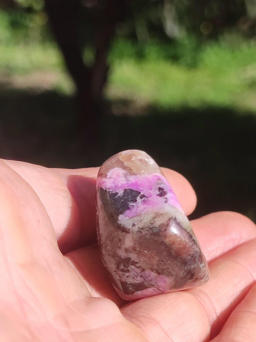 Sugilith - Sammler Deko Heilstein lila Handschmeichler Rarität Meditation Energie Edelstein Kristall Investition Wertanlage Natürlich Unikat - Art of Nature Berlin