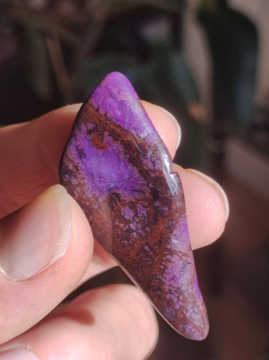 Sugilith - Sammler Deko Heilstein lila Handschmeichler Rarität Meditation Energie Edelstein Kristall Investition Wertanlage Natürlich Unikat - Art of Nature Berlin