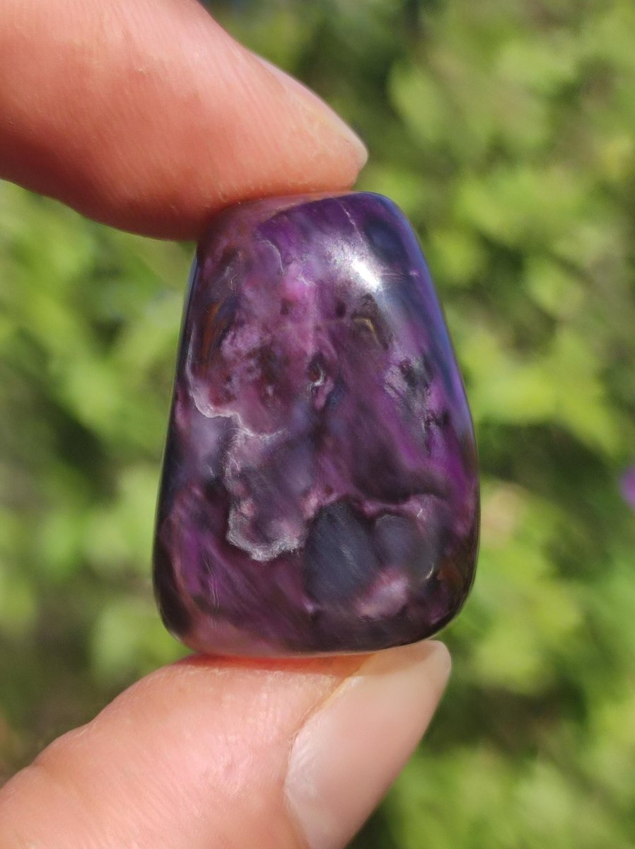 Sugilith - Sammler Deko Heilstein lila Handschmeichler Rarität Meditation Energie Edelstein Kristall Investition Wertanlage Natürlich Unikat - Art of Nature Berlin
