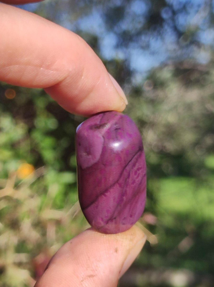 Sugilith - Sammler Deko Heilstein lila Handschmeichler Rarität Meditation Energie Edelstein Kristall Investition Wertanlage Natürlich Unikat - Art of Nature Berlin