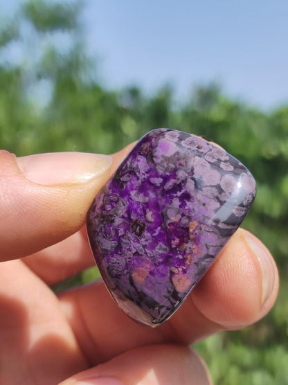 Sugilith - Sammler Deko Heilstein lila Handschmeichler Rarität Meditation Energie Edelstein Kristall Investition Wertanlage Natürlich Unikat - Art of Nature Berlin