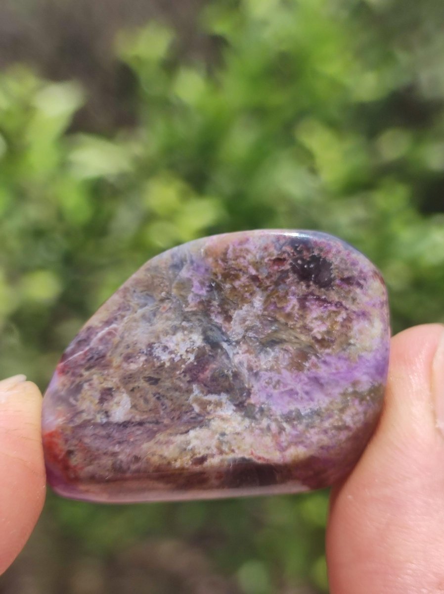 Sugilith - Sammler Deko Heilstein lila Handschmeichler Rarität Meditation Energie Edelstein Kristall Investition Wertanlage Natürlich Unikat - Art of Nature Berlin