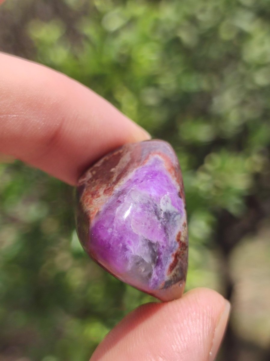 Sugilith - Sammler Deko Heilstein lila Handschmeichler Rarität Meditation Energie Edelstein Kristall Investition Wertanlage Natürlich Unikat - Art of Nature Berlin