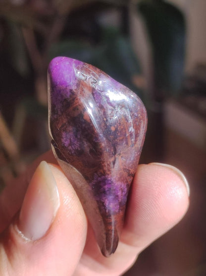 Sugilith - Sammler Deko Heilstein lila Handschmeichler Rarität Meditation Energie Edelstein Kristall Investition Wertanlage Natürlich Unikat - Art of Nature Berlin