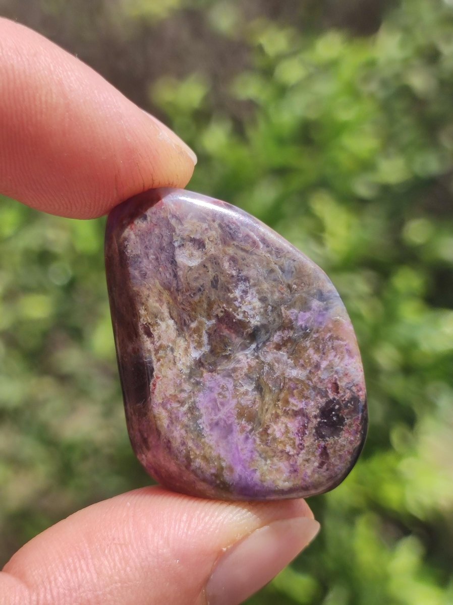 Sugilith - Sammler Deko Heilstein lila Handschmeichler Rarität Meditation Energie Edelstein Kristall Investition Wertanlage Natürlich Unikat - Art of Nature Berlin