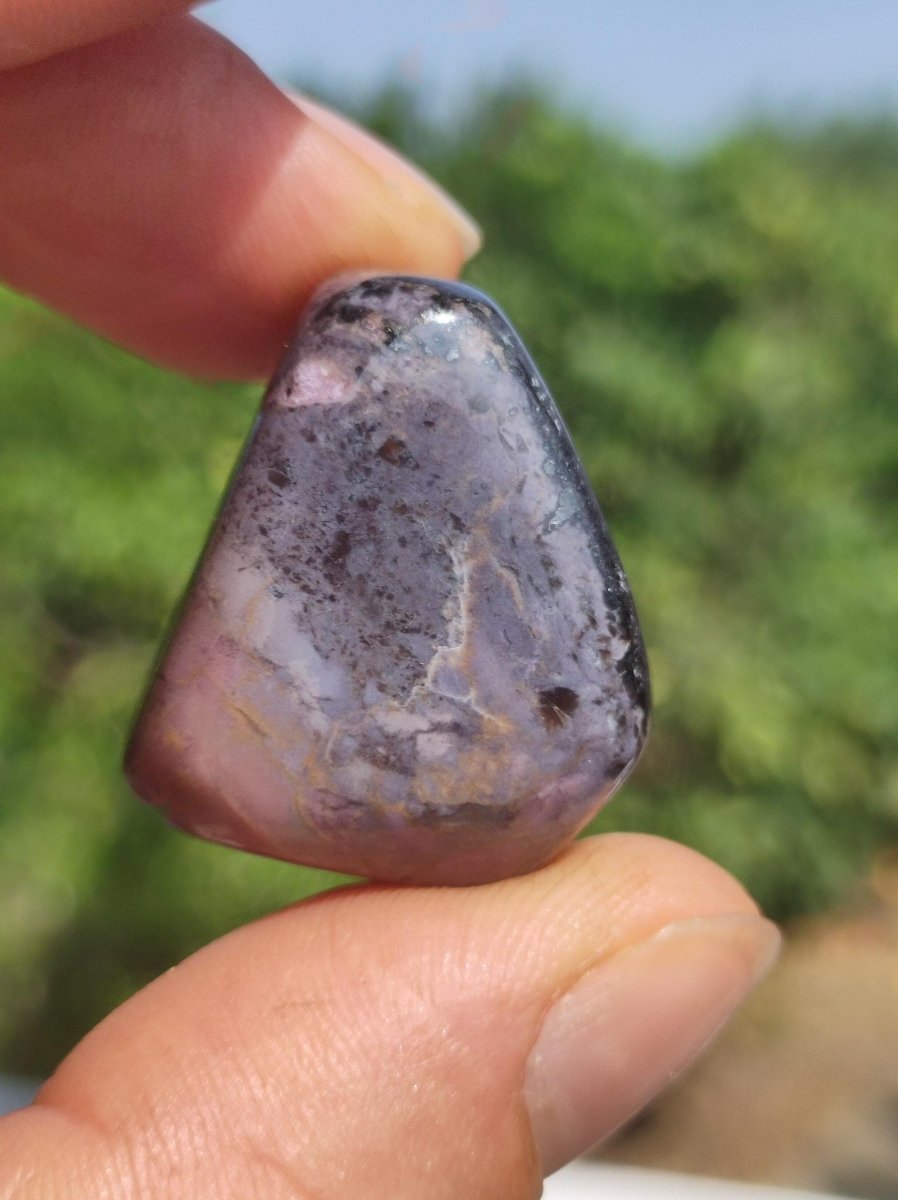 Sugilith - Sammler Deko Heilstein lila Handschmeichler Rarität Meditation Energie Edelstein Kristall Investition Wertanlage Natürlich Unikat - Art of Nature Berlin