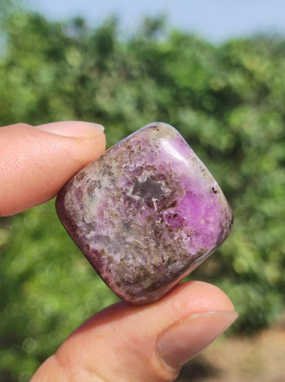 Sugilith - Sammler Deko Heilstein lila Handschmeichler Rarität Meditation Energie Edelstein Kristall Investition Wertanlage Natürlich Unikat - Art of Nature Berlin