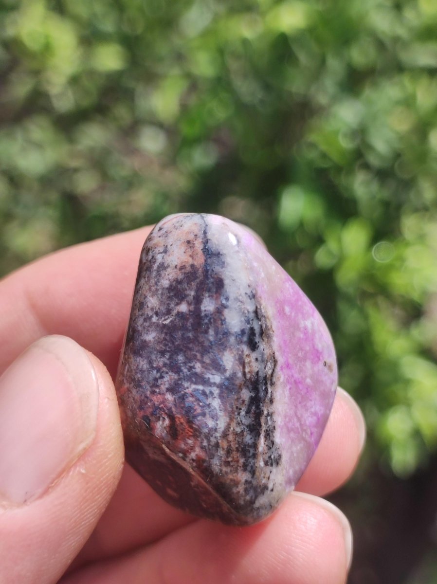 Sugilith - Sammler Deko Heilstein lila Handschmeichler Rarität Meditation Energie Edelstein Kristall Investition Wertanlage Natürlich Unikat - Art of Nature Berlin