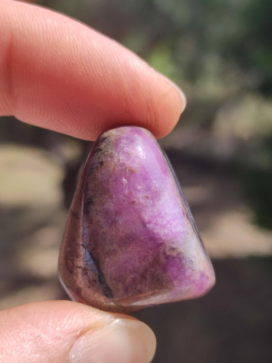 Sugilith - Sammler Deko Heilstein lila Handschmeichler Rarität Meditation Energie Edelstein Kristall Investition Wertanlage Natürlich Unikat - Art of Nature Berlin