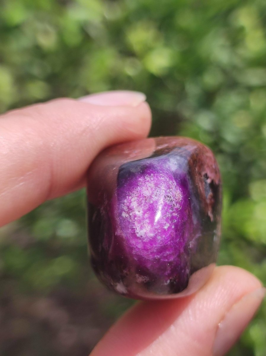 Sugilith - Sammler Deko Heilstein lila Handschmeichler Rarität Meditation Energie Edelstein Kristall Investition Wertanlage Natürlich Unikat - Art of Nature Berlin