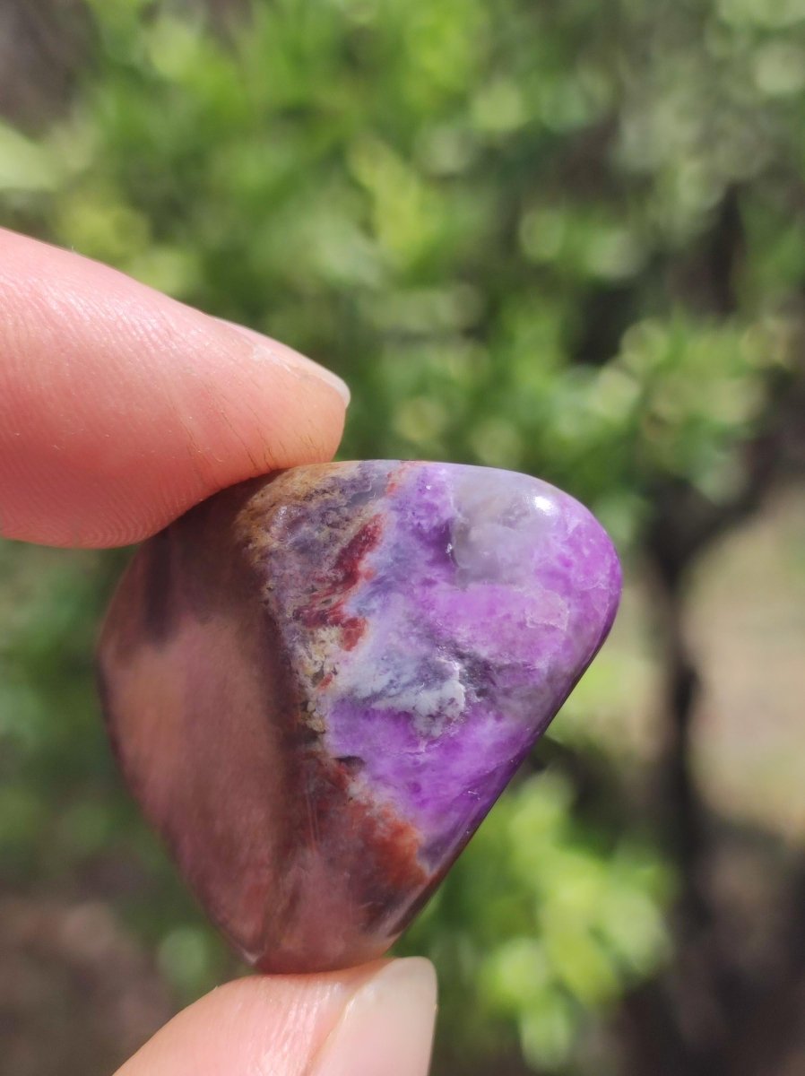 Sugilith - Sammler Deko Heilstein lila Handschmeichler Rarität Meditation Energie Edelstein Kristall Investition Wertanlage Natürlich Unikat - Art of Nature Berlin