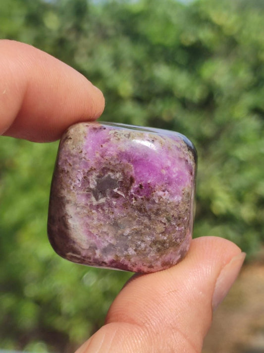 Sugilith - Sammler Deko Heilstein lila Handschmeichler Rarität Meditation Energie Edelstein Kristall Investition Wertanlage Natürlich Unikat - Art of Nature Berlin