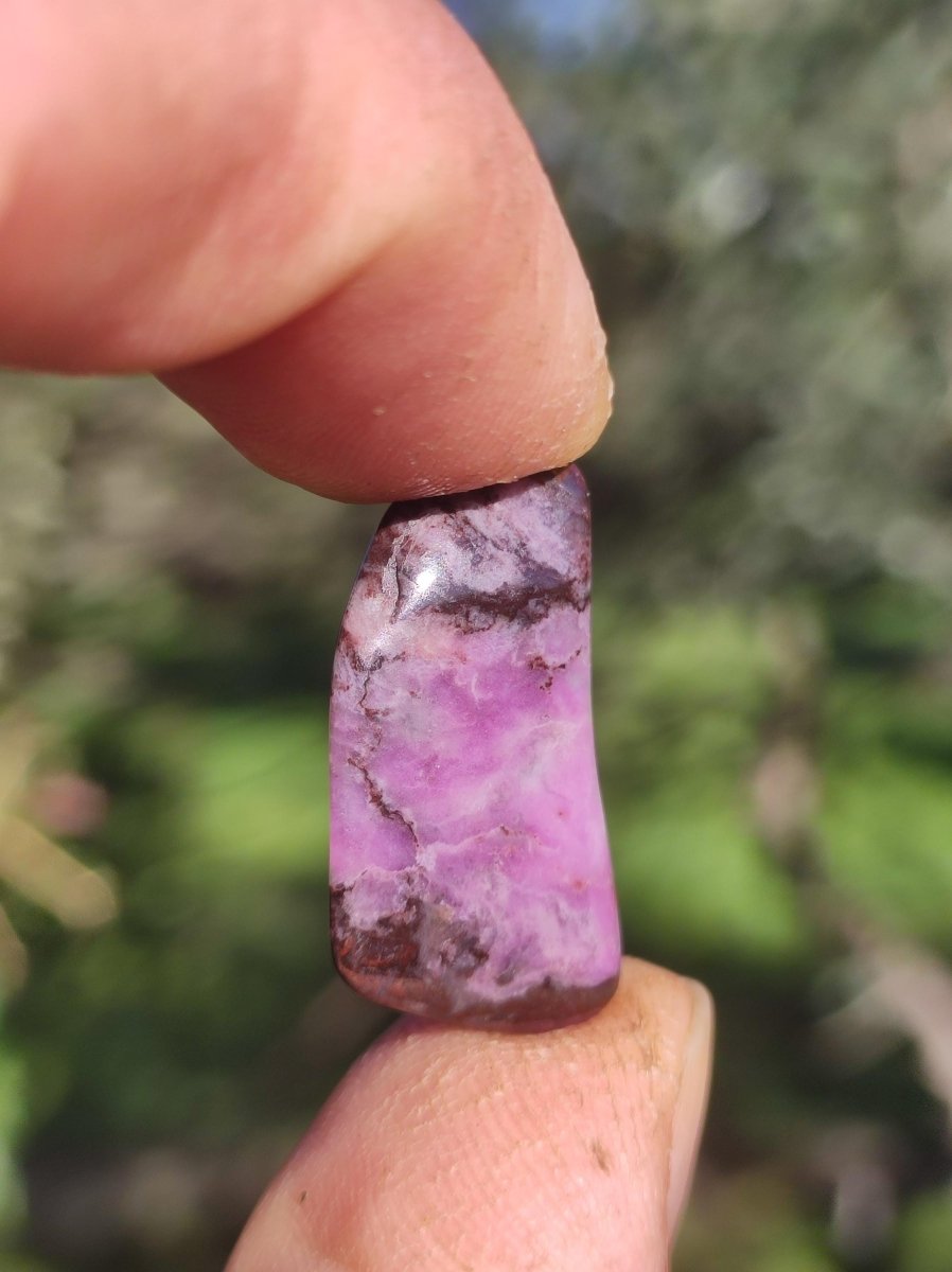 Sugilith - Sammler Deko Heilstein lila Handschmeichler Rarität Meditation Energie Edelstein Kristall Investition Wertanlage Natürlich Unikat - Art of Nature Berlin