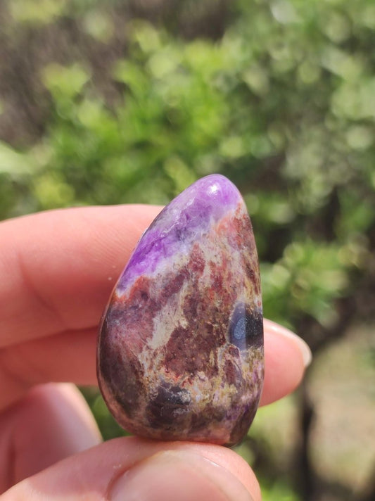 Sugilith - Sammler Deko Heilstein lila Handschmeichler Rarität Meditation Energie Edelstein Kristall Investition Wertanlage Natürlich Unikat - Art of Nature Berlin