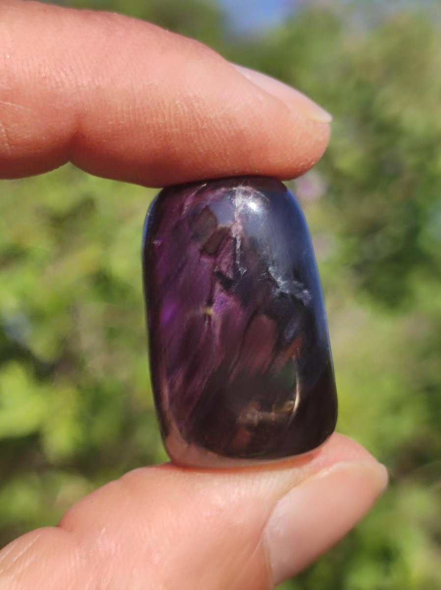 Sugilith - Sammler Deko Heilstein lila Handschmeichler Rarität Meditation Energie Edelstein Kristall Investition Wertanlage Natürlich Unikat - Art of Nature Berlin