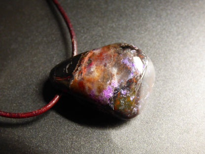 Sugilith / Sugilite ~ Edelstein Kette ~HIPPIE ~GOA ~Boho ~Ethno ~Nature ~Heilstein ~Rarität ~Selten ~Flash ~Wow ~Sammler - Art of Nature Berlin