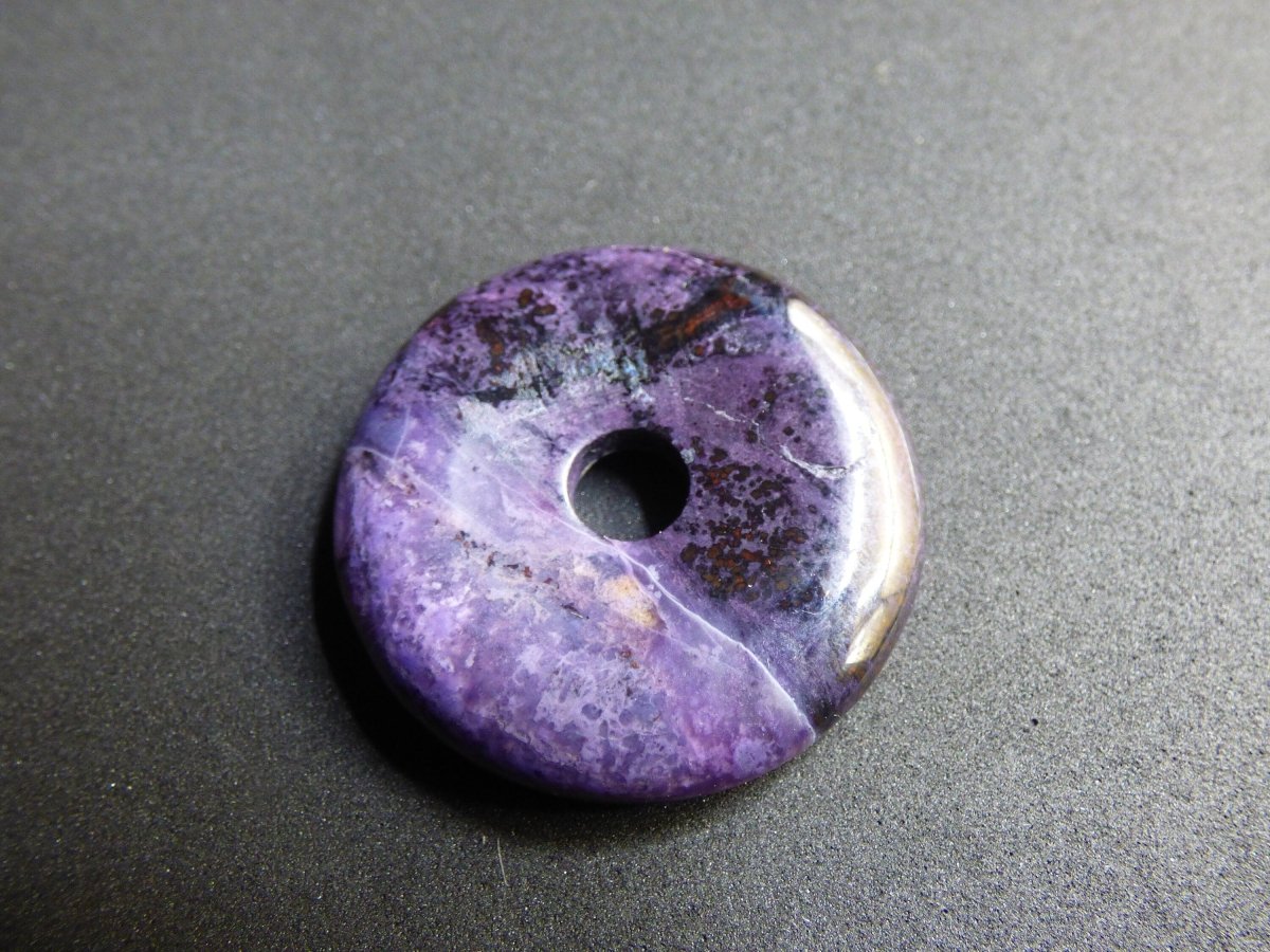 Sugilith Sugilite Schutz Donut ~ Edelstein Kette ~HIPPIE ~GOA ~Boho ~Nature ~Heilstein ~Rarität ~Selten ~Flash ~Wow ~Sammler ~Sugilite - Art of Nature Berlin