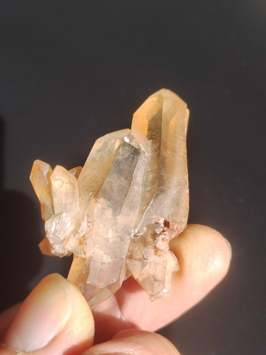 Tangerine Cluster / Stufe Rarität Deko Stein Edelstein Kristall Geschenk Er Sie Freundin Heilstein Meditation Kraft Energie Haus Wohnen - Art of Nature Berlin