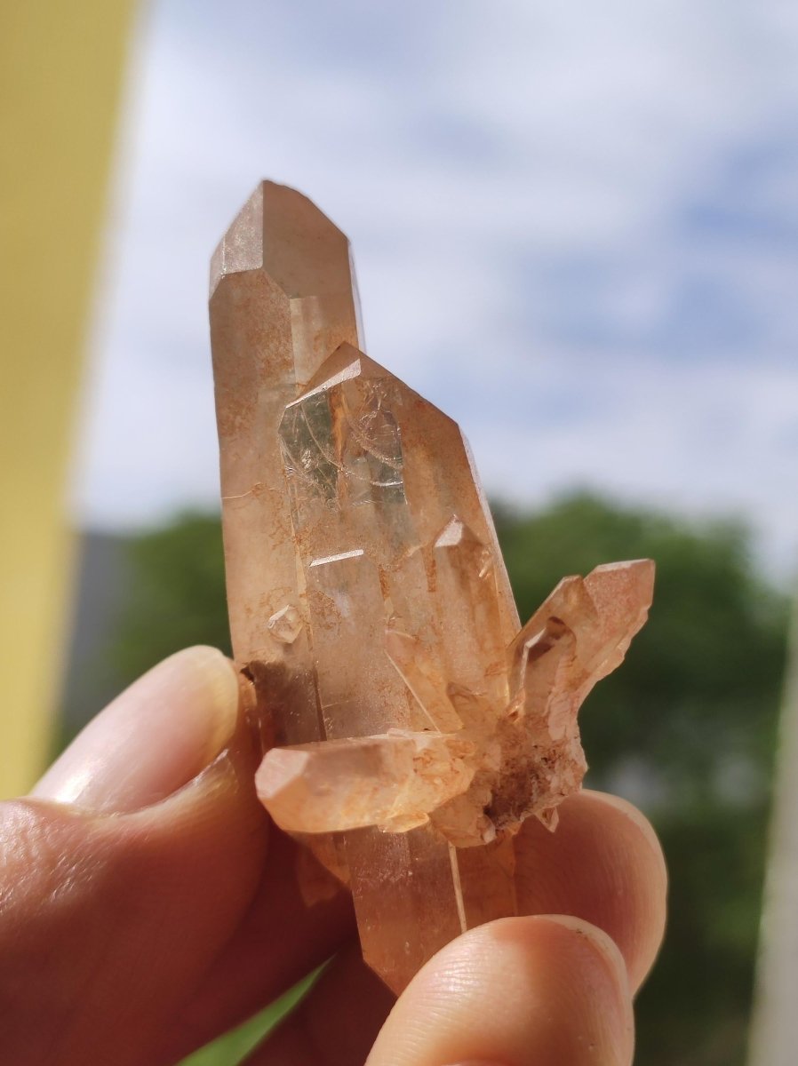 Tangerine Cluster / Stufe Rarität Deko Stein Edelstein Kristall Geschenk Er Sie Freundin Heilstein Meditation Kraft Energie Haus Wohnen - Art of Nature Berlin